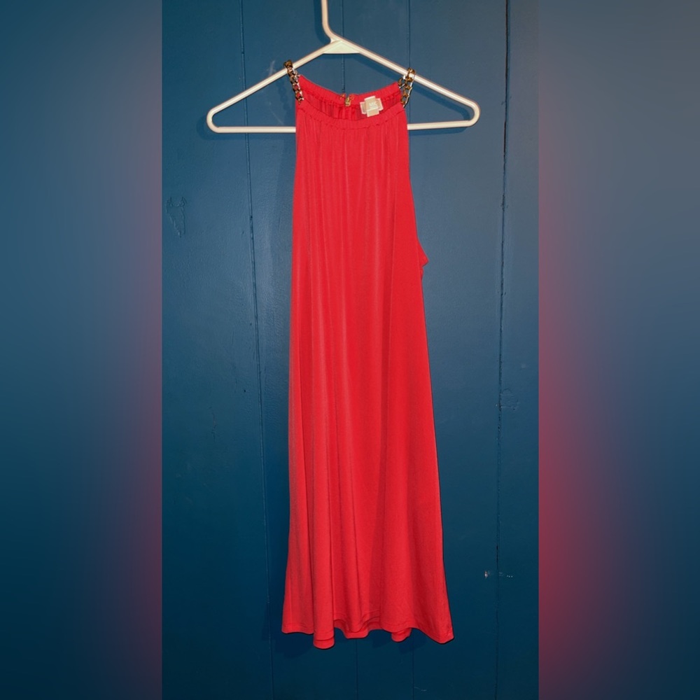 Michael Kors halter chain dress